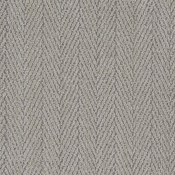 Lifeproof Monterey - Adler - Gray 40 oz. TwistX SD PET Loop Installed Carpet
