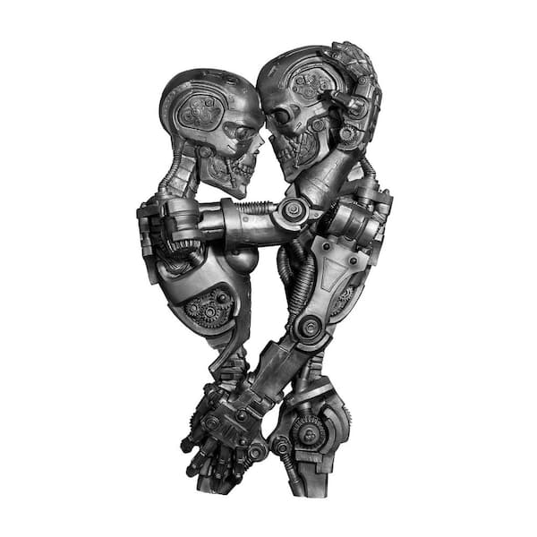 Design Toscano 15.5 in. x 8.5 in. Steampunk Machine-age Sweethearts Wall Sculpture