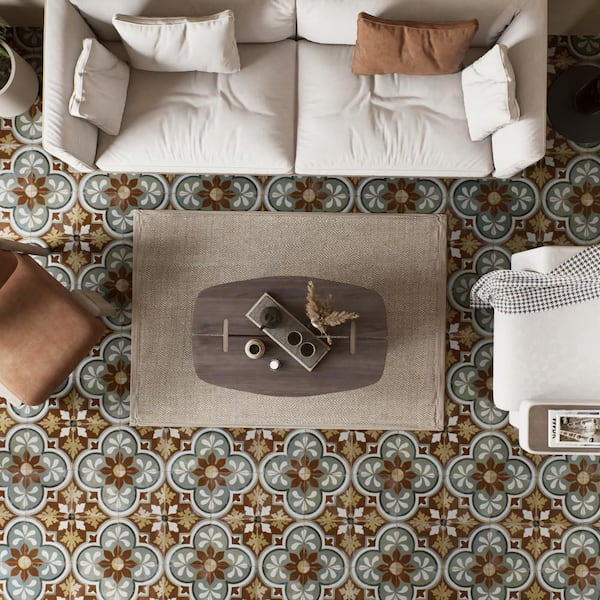 Kings Barna Born 17-5/8 in. x 17-5/8 in. Ceramic Floor and Wall Tile (10.95 square feet /Case)