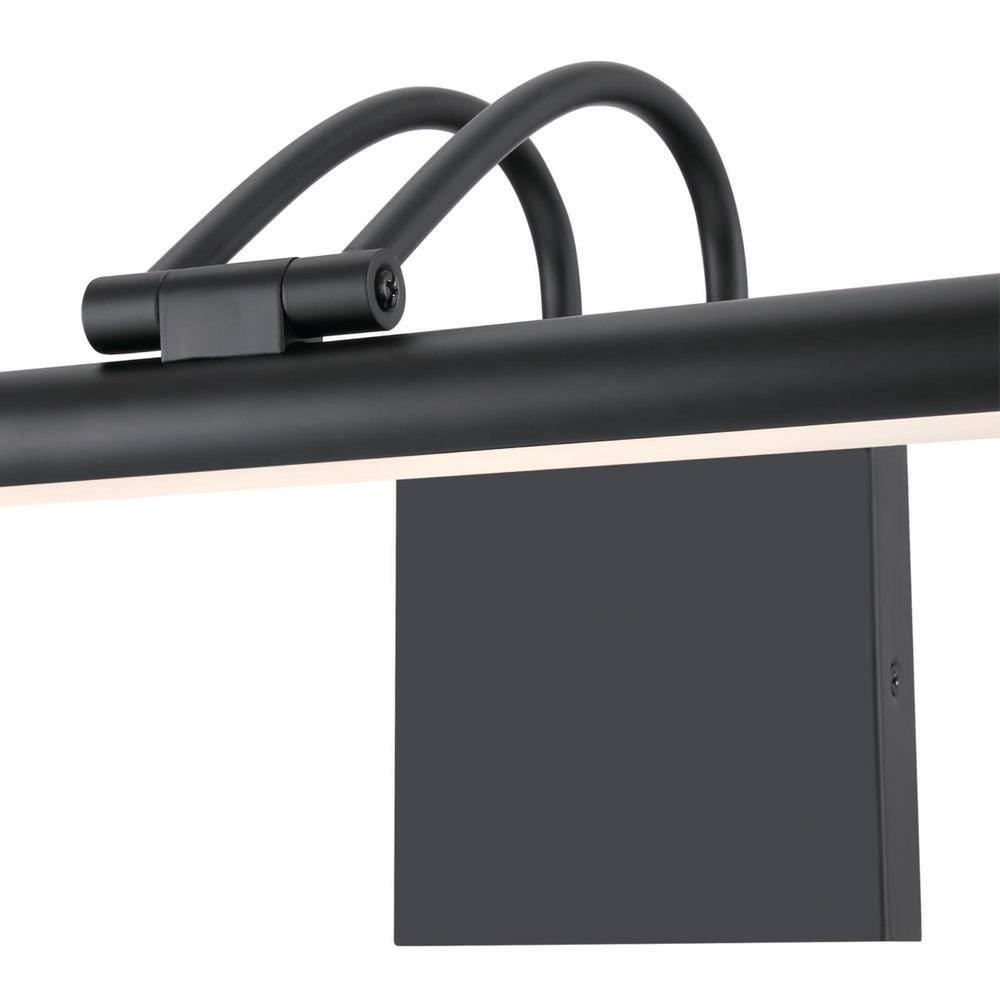 Matte Black Adjustable LED Picture Light with Dimmable Feature