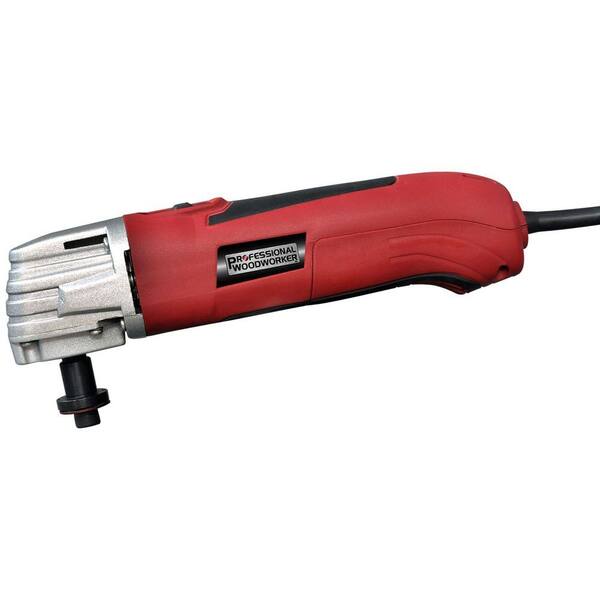 Professional Woodworker Oscillating Multifunction Tool with Universal Head Mount