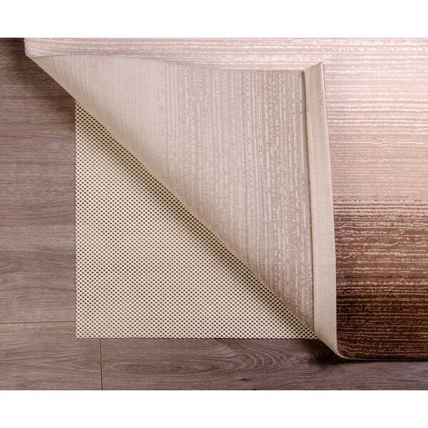 Rug Branch Rug Pad Collection Premium Standard Soft PVC Non Slip Rug Pads (0.25") - 2' x 5', Ivory HPAD25 - The Home Depot