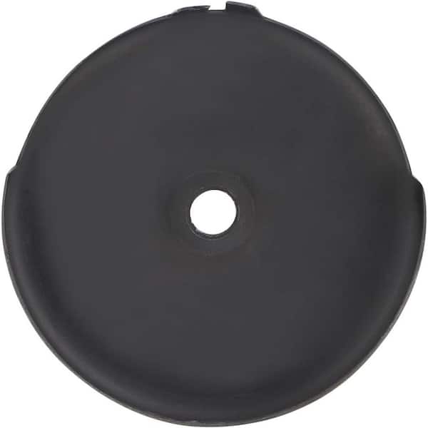 Supplygiant Overflow Faceplate for Tub 1 Hole Bathtub Faceplate with Matching Screw, Universal Fit, Matte Black Finish