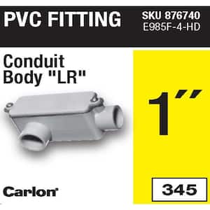 1 in. Sch. 40 and 80 PVC Type-LR Conduit Body