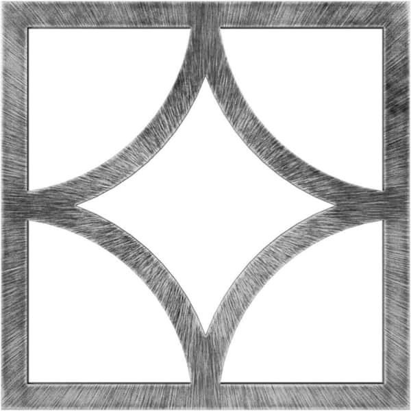 Ekena Millwork 1 in. x 30 in. x 30 in. PVC Medallion Moulding