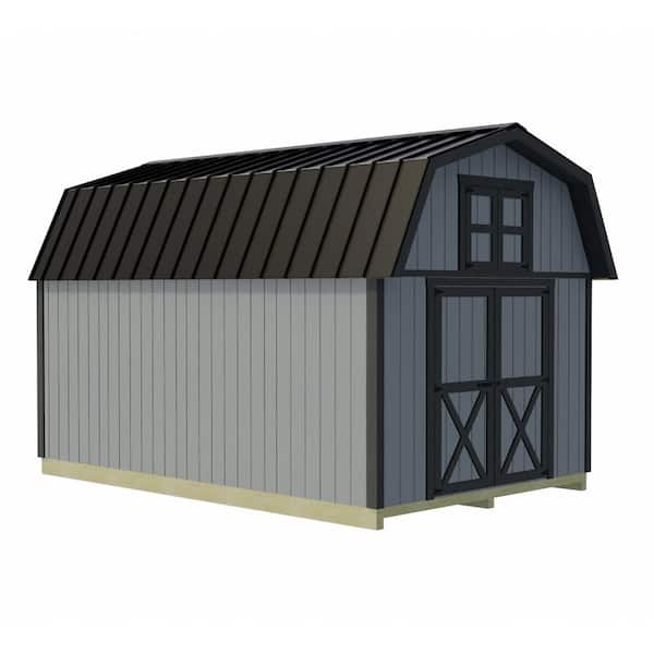 Best Barns Woodville 10 ft. x 12 ft. Wood Storage Shed Kit with Floor Including 4 x 4 Runners