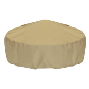 80 in. Fire Pit Cover in Khaki