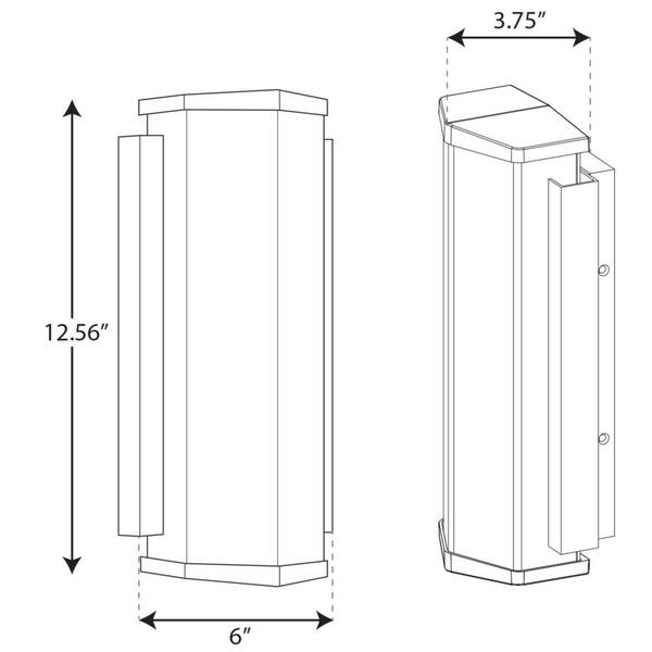 Z-1070 LED Collection 1-Light White Acrylic Shade Modern Outdoor Small Wall Sconce Light Metallic Gray Z-1070 LED Collection 1-Light White Acrylic Shade Modern Outdoor Small Wall Sconce Light Metallic Gray