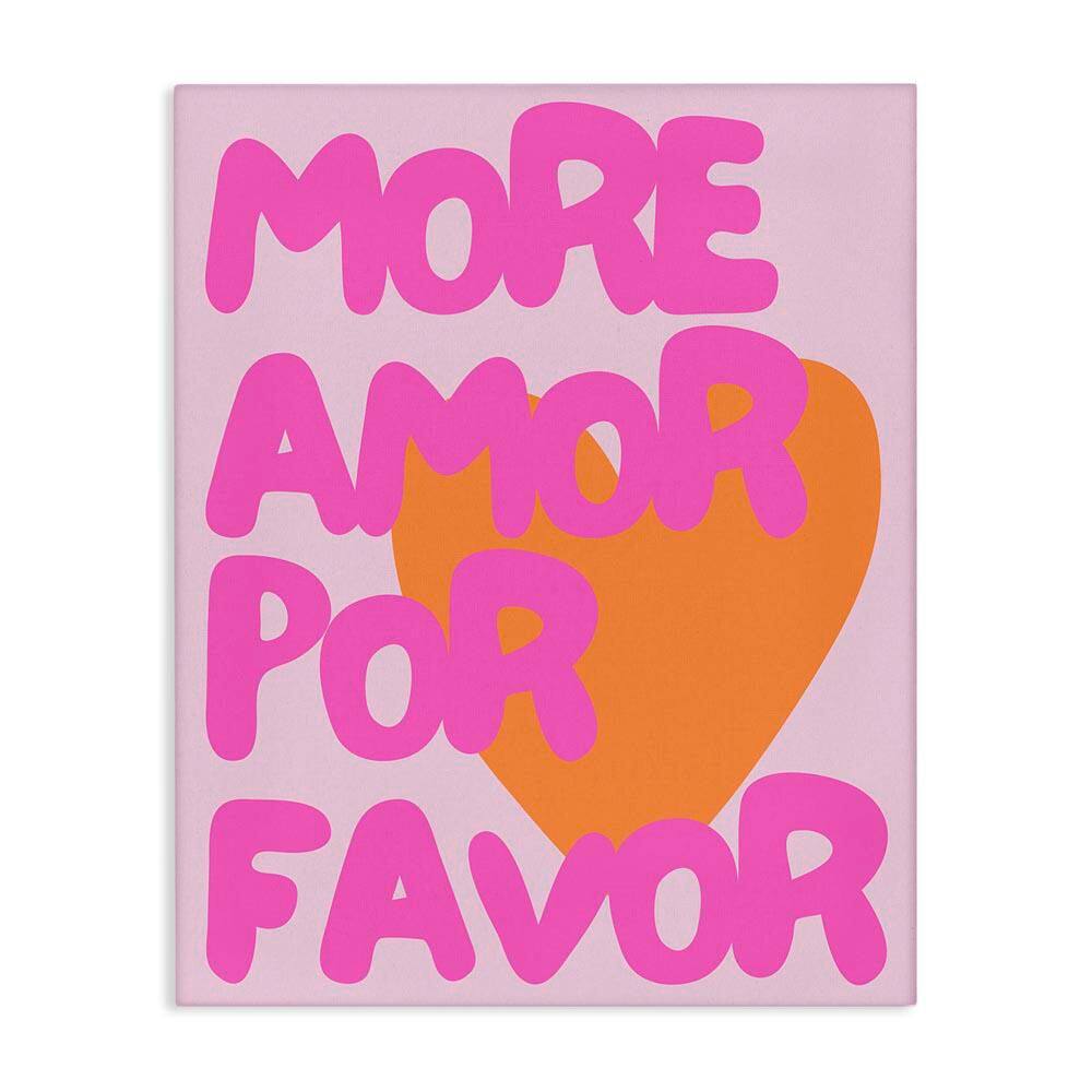 More Amor Por Favor by House of Lulu Unframed Typography Graphic Art Print 30 in. x 24 in. price history on PriceWatchPro