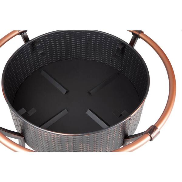 Fire Sense Copper Rail Fire Pit Wood Fire Pits | Fire Sense/Balkene