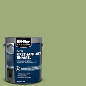 1 gal. #BIC-12 Siamese Green Urethane Alkyd Satin Enamel Interior/Exterior Paint