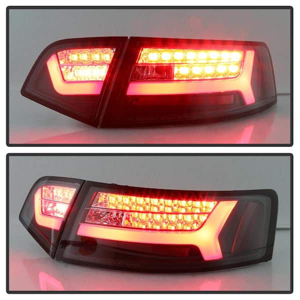 Spyder Auto Audi A6 09-12 LED Tail Lights Black 5085160 The Home Depot