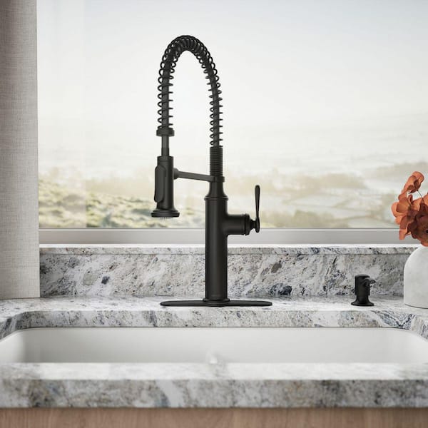 KOHLER Sous Pro-Style Single Handle Pull Down Sprayer Kitchen
