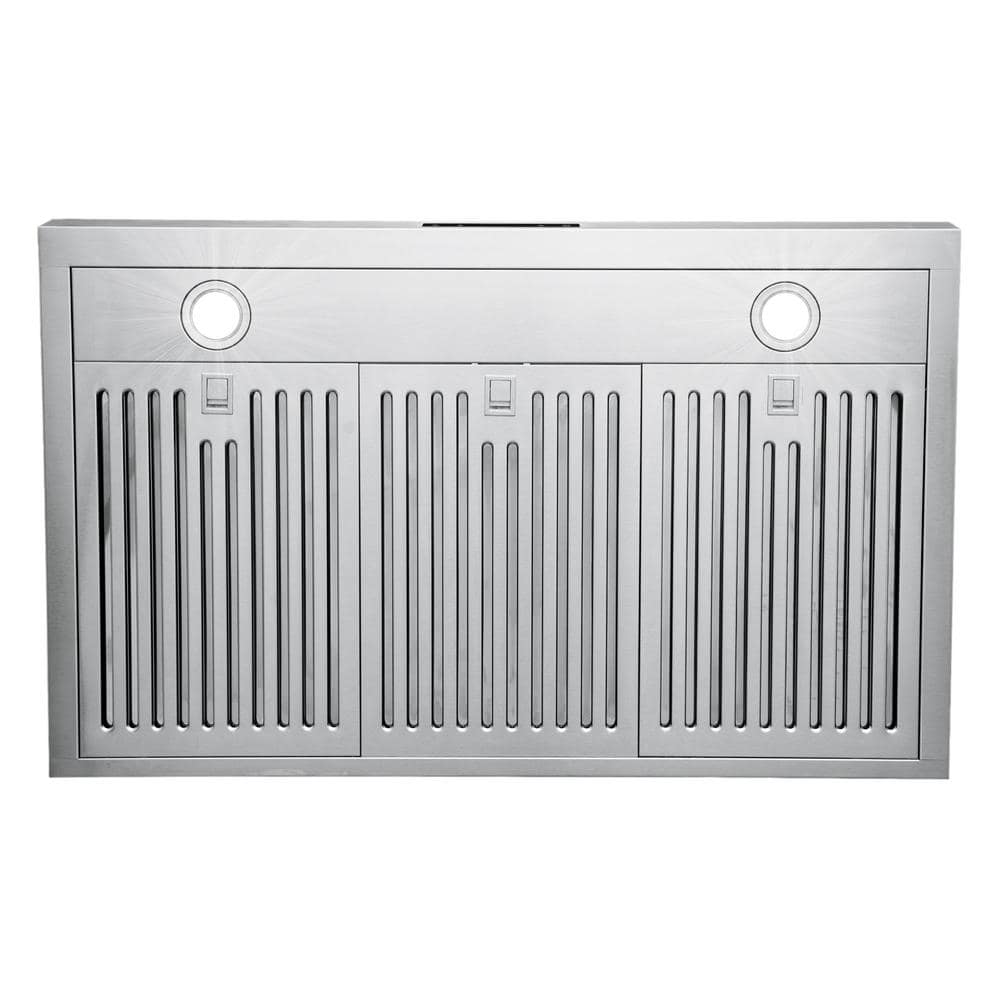 36-Inch Stainless Steel Under Cabinet Range Hood with LED Lights