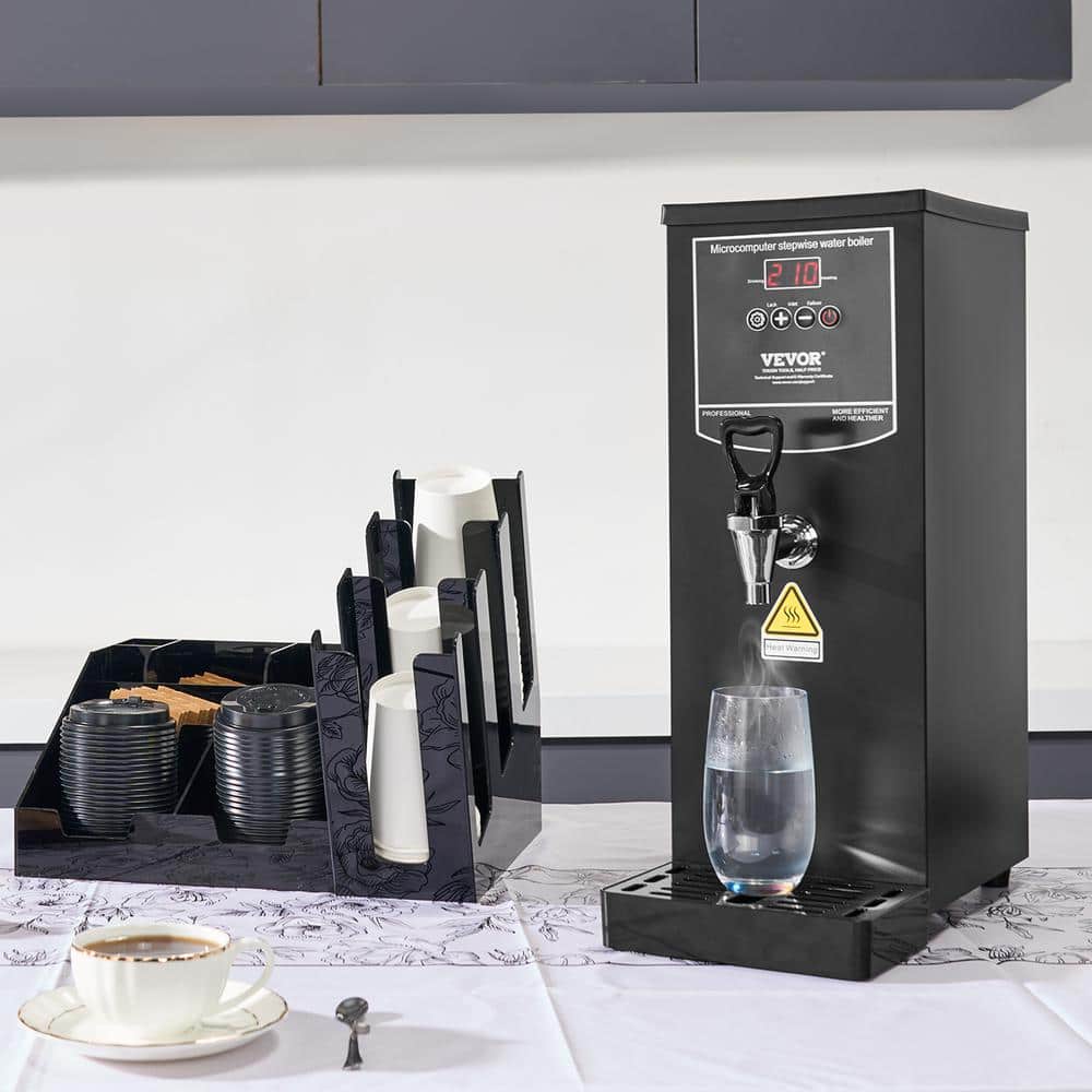 VEVOR Black Stainless Steel 10L Commercial Water Boiler