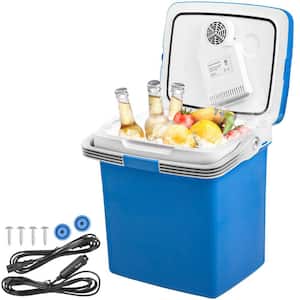 Electric Cooler 28 Qt. Portable Thermoelectric Fridge Plug in Refrigerator 12V Cooler Car Adapter