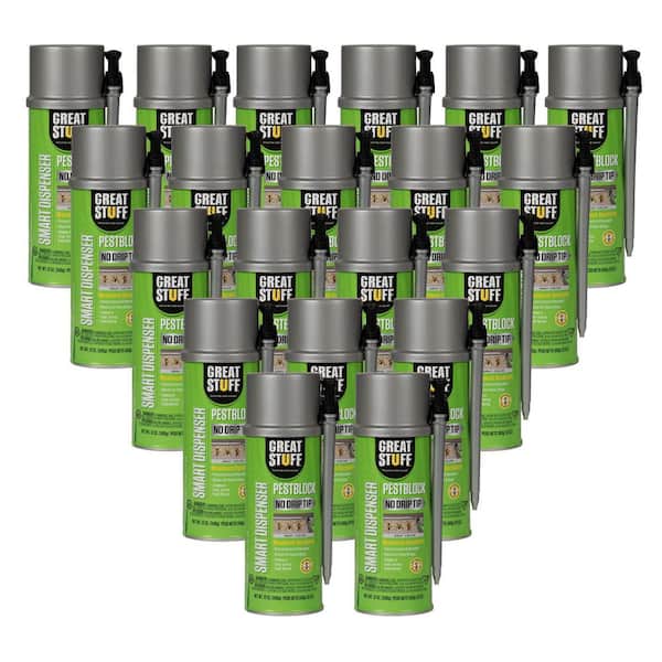 Smart Dispenser 12 oz. Pestblock Insulating Spray Foam Sealant (20 Pack)