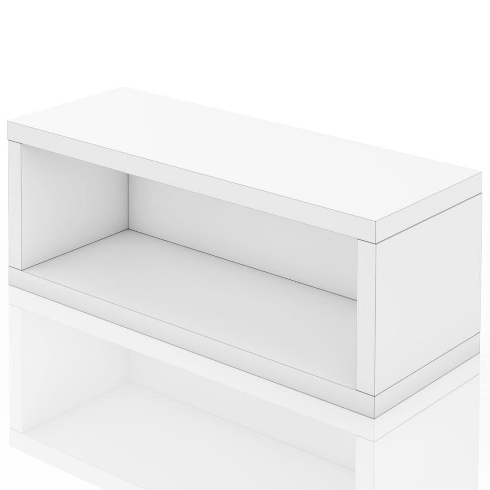 Way Basics - Brandclub - zBoard White Stackable CD Rack Storage Shelf