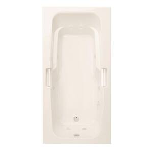 Montrose II 72 in. Acrylic Reversible Drain Rectangular Drop-In Whirlpool Bathtub with Heater in White Montrose II 72 in. Acrylic Reversible Drain Rectangular Drop-In Whirlpool Bathtub with Heater in White
