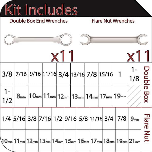 Specialty Wrench Set (22-Pieces)