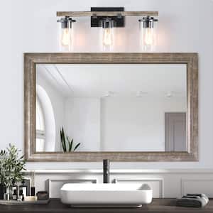 TRUE FINE 24 in. 3-Light Brushed Nickel Modern/Contemporary LED Bathroom  Vanity Light Bar TD120002W-LED - The Home Depot