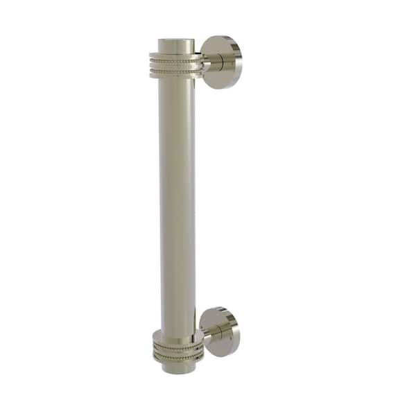 Allied Brass 8 in. Center-to-Center Door Pull with Dotted Aents in Polished Nickel