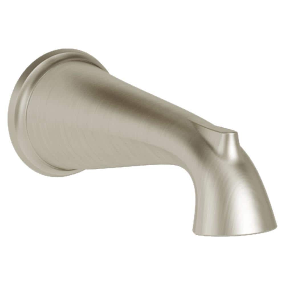 Brushed Nickel Wall Mount Tub Spout