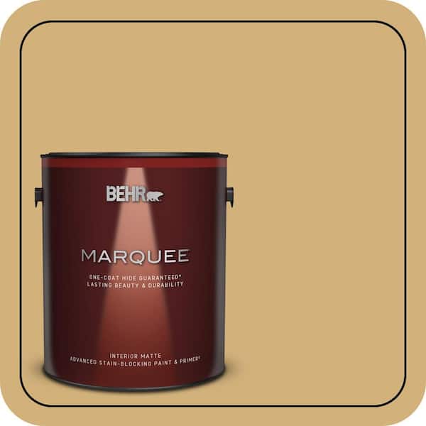 BEHR MARQUEE 1 gal. #340F-5 Beachwalk Matte Interior Paint & Primer