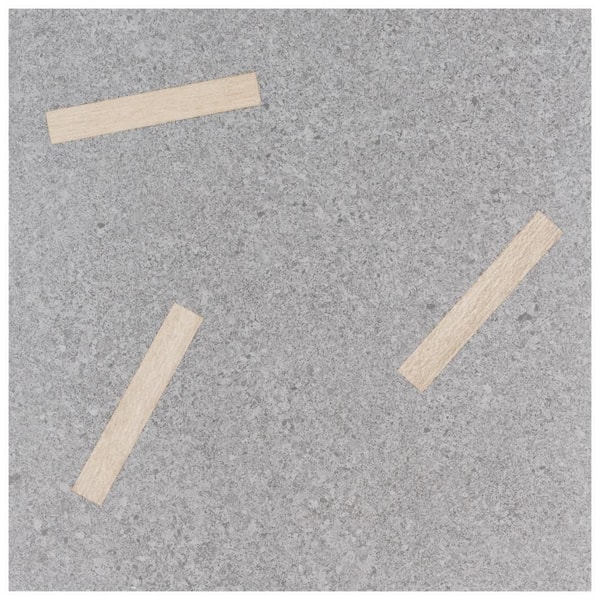 Merola Tile Komi Maolan Antracita 7-7/8 in. x 7-7/8 in. Porcelain Floor and Wall Take Home Tile Sample