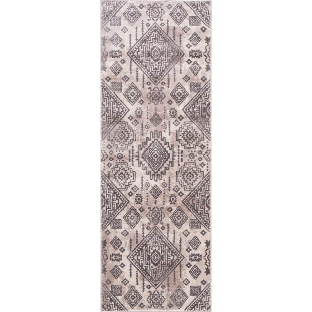 Lara Santa Fe Ivory 3 ft. x 8 ft. Runner Rug price history on PriceWatchPro