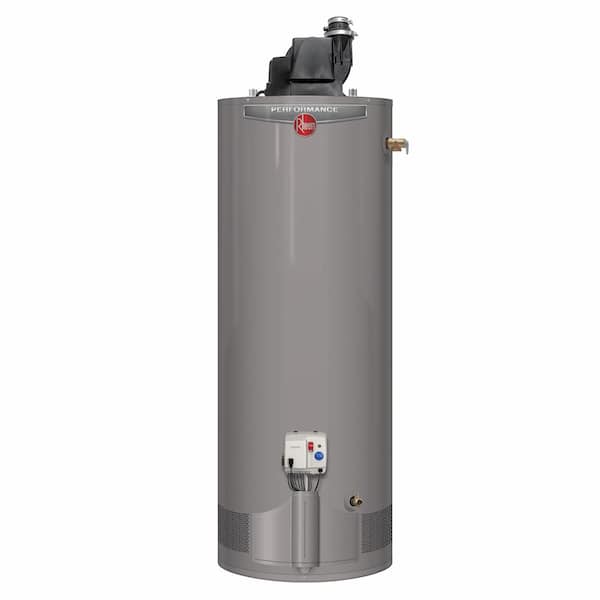 Rheem Performance 50 Gal. Tall 6 Year 38,000 BTU Ultra Low NOx (ULN) Natural Gas Power Vent Tank Water Heater