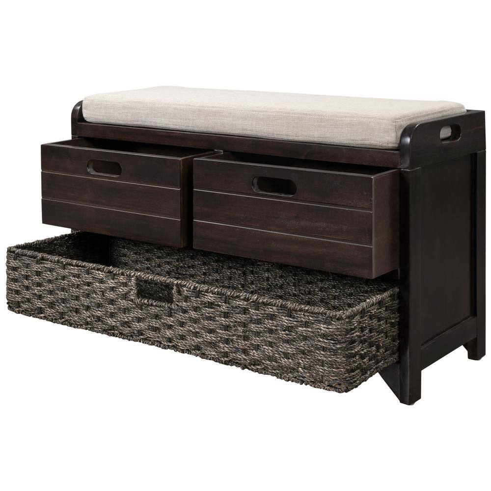 32 in. W x 11.8 in. D x 20 in. H Bathroom Brown Linen Cabinet price history on PriceWatchPro