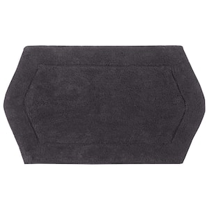 Waterford Collection 100% Cotton Tufted Bath Rug, 24 in. x40 in. Rectangle, Gray