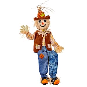 60 in. Sitting Scarecrow