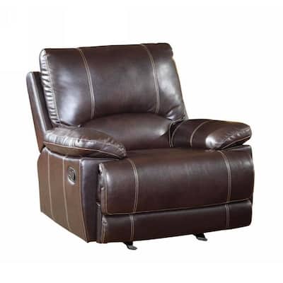 Charlie Stylish Brown Leather Chair