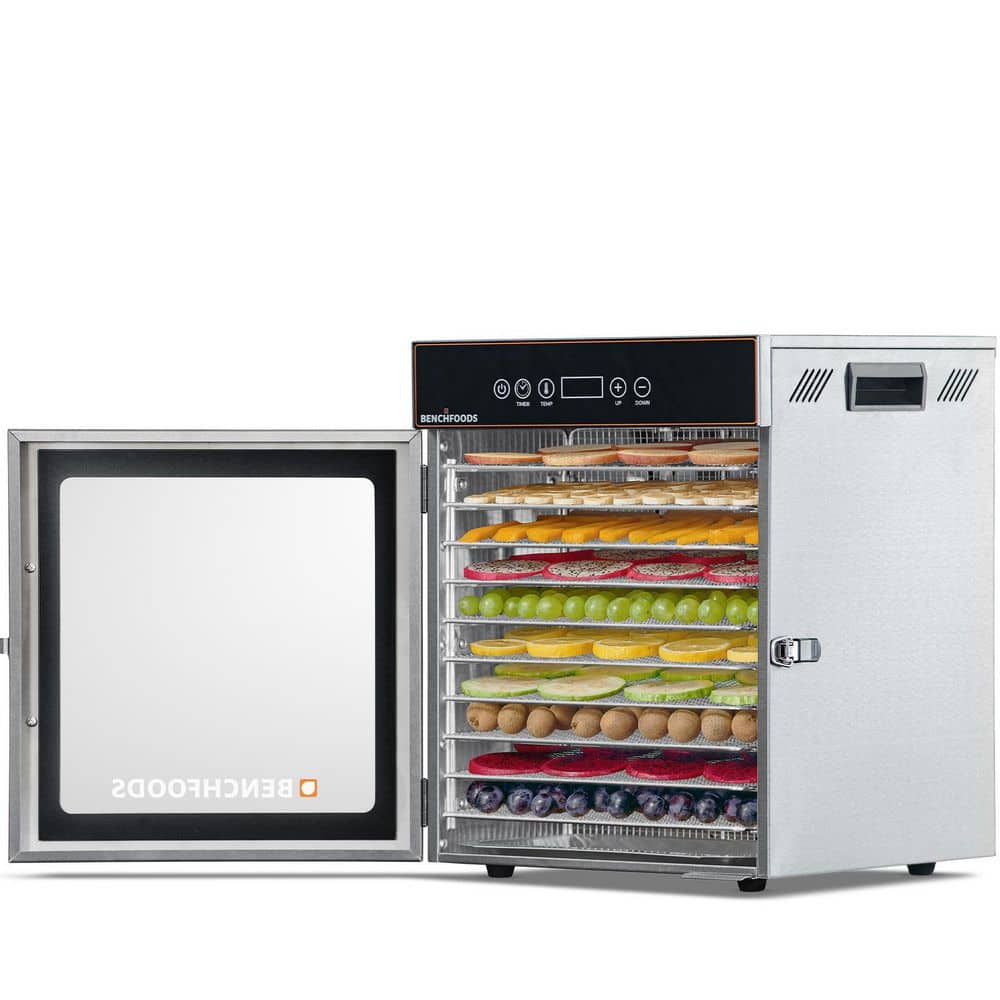 BENCHFOODS 1 Zone / 10 Tray Stainless Steel Domestic Dehydrator