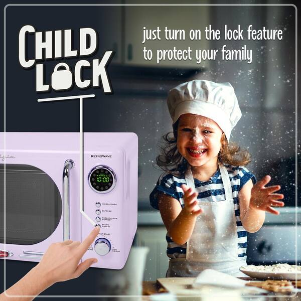 Nostalgia Retro 0.7 cu. ft. 700-Watt Countertop Microwave Oven in