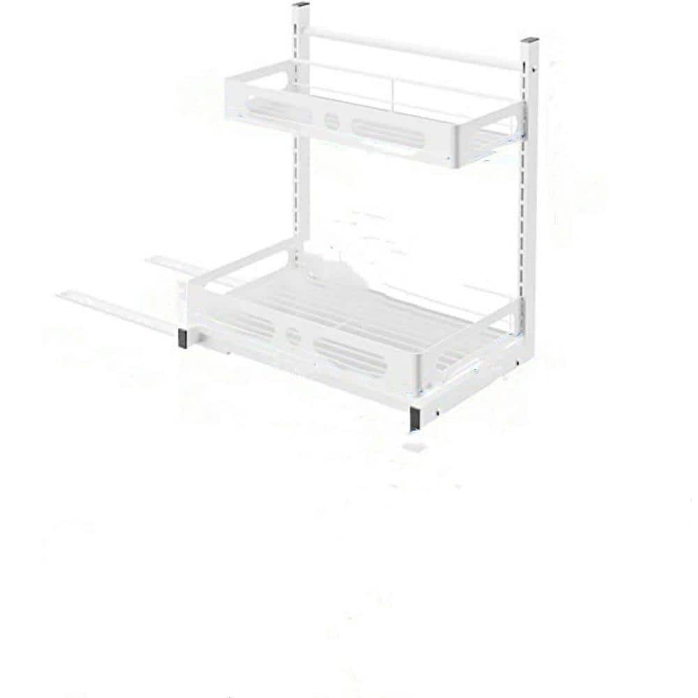 Under Sink Storage Cabinet, Pull Out Cabinet Storage Cabinet 2 Tier Slide O