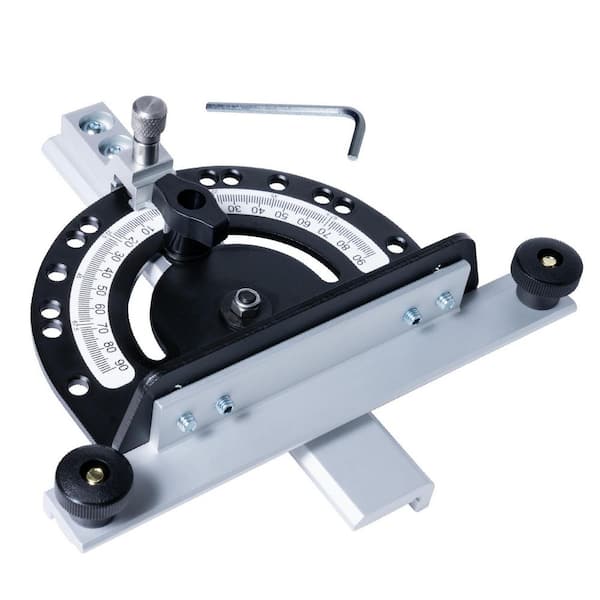 Adjustable Angle Track Saw Guide with Precision Miter Cuts, 13-Positive Stops, Wide Guide Rail Compatibility