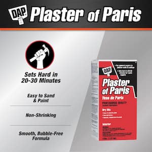 Plaster of Paris 4 lbs. White Dry Mix