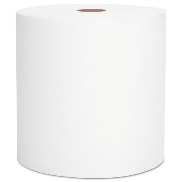 Scott Essential 1.5" CoreHard Roll Towel White 8 x 800 ft (6 Rolls per Carton)