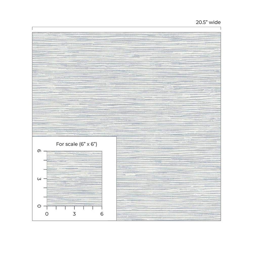Dove Grey Faux Grasscloth Peel and Stick Wallpaper