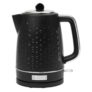 Starbeck 7 Cups Black Cordless Electric Kettle with Auto Shut-Off and Boil-Dry Protection