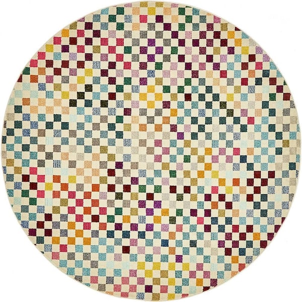 Chromatic Palm Bay Multi 8' 0 x 8' 0 Round Rug