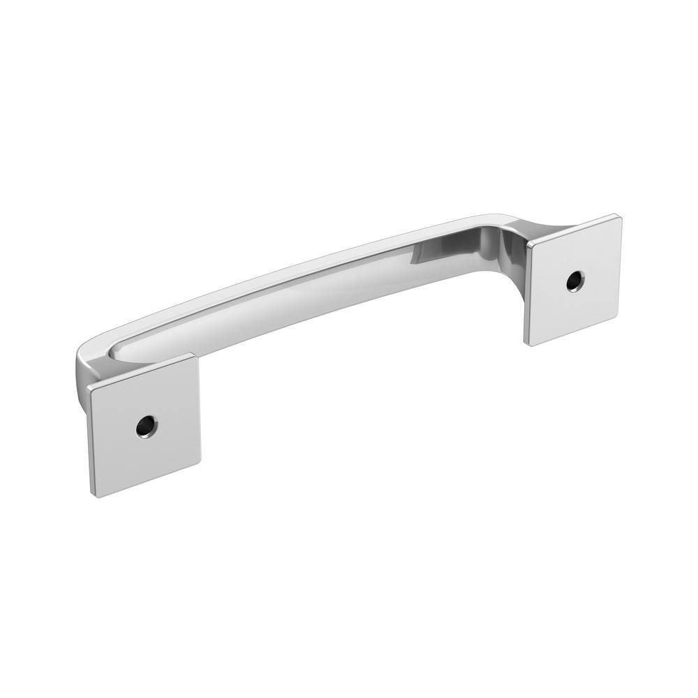Polished Chrome Traditional Cabinet Drawer Pull with Mounting Hardware