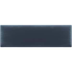 Plush Velvet Peacock Blue Twin-King Upholstered Headboards/Accent Wall Panels