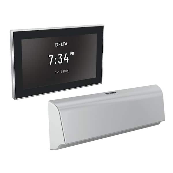 Unilateral Programmable Steam Generator Control Kit with Steam Head in Lumicoat Chrome