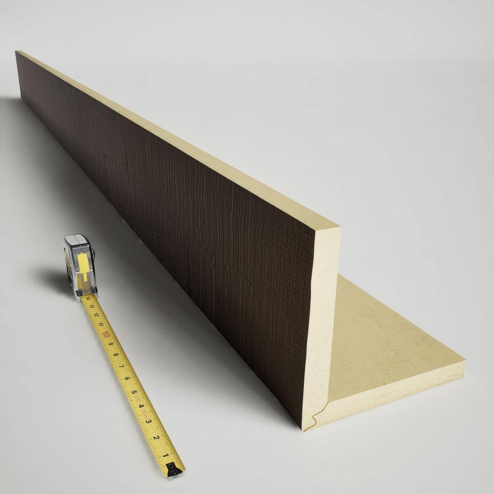 Cedar Bark Faux Wood Beam, 12"H x 6"W x 8'L