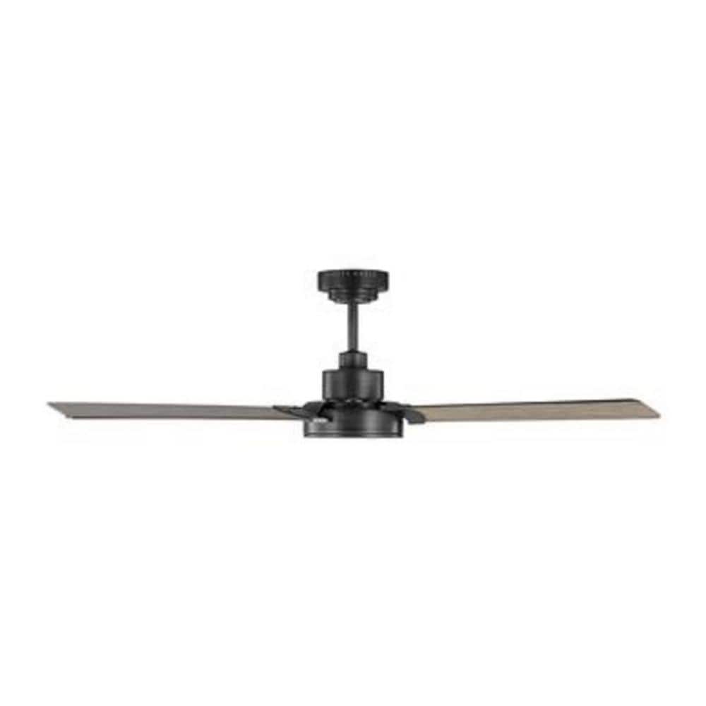 Jovie 52'' Aged Pewter Ceiling Fan with Light Grey Weathered Oak Blades