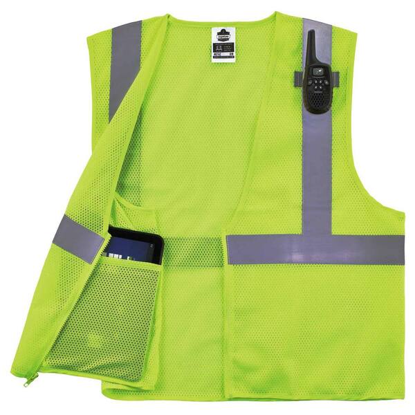 Ergodyne GloWear Class 3 Economy Reflective Safety Vest Yellow/Lime 